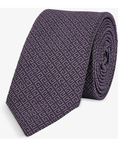 purple givenchy tie